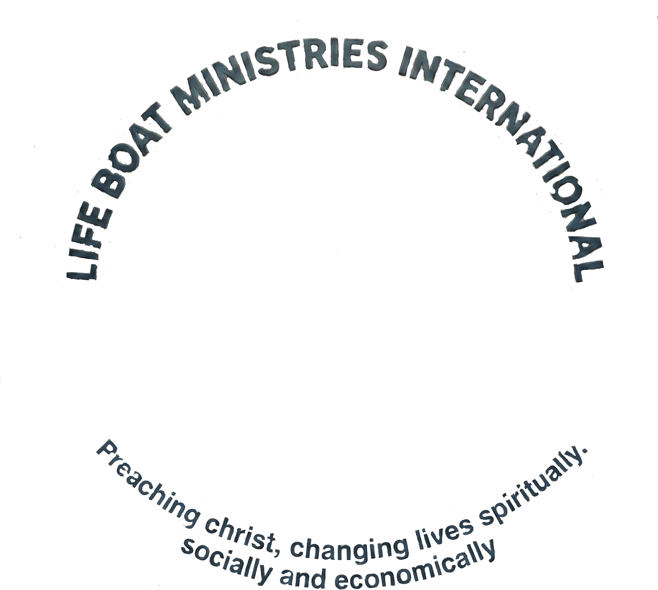 Life Boat Ministries International text surrounding the boat